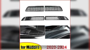 For Tesla Model Y 2024 Car Lower Bumper Anti Insect Net DustProof Inner Vent Lower Racing Grille Cov
