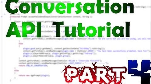 Bukkit Conversation API Tutorial (4)