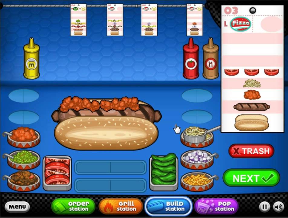 Papa's Hot Doggeria: All Ingredients unlocked! (Rank 37) 