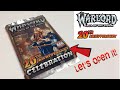 Warlord saga of the storm aeg 20th celebration booster pack opening