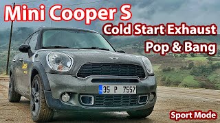 Mini Cooper S Fabrika Çıkışı Egzoz Pop and Bang Özelliği / Cold Start Exhaust / Sport Mode Nedir ?