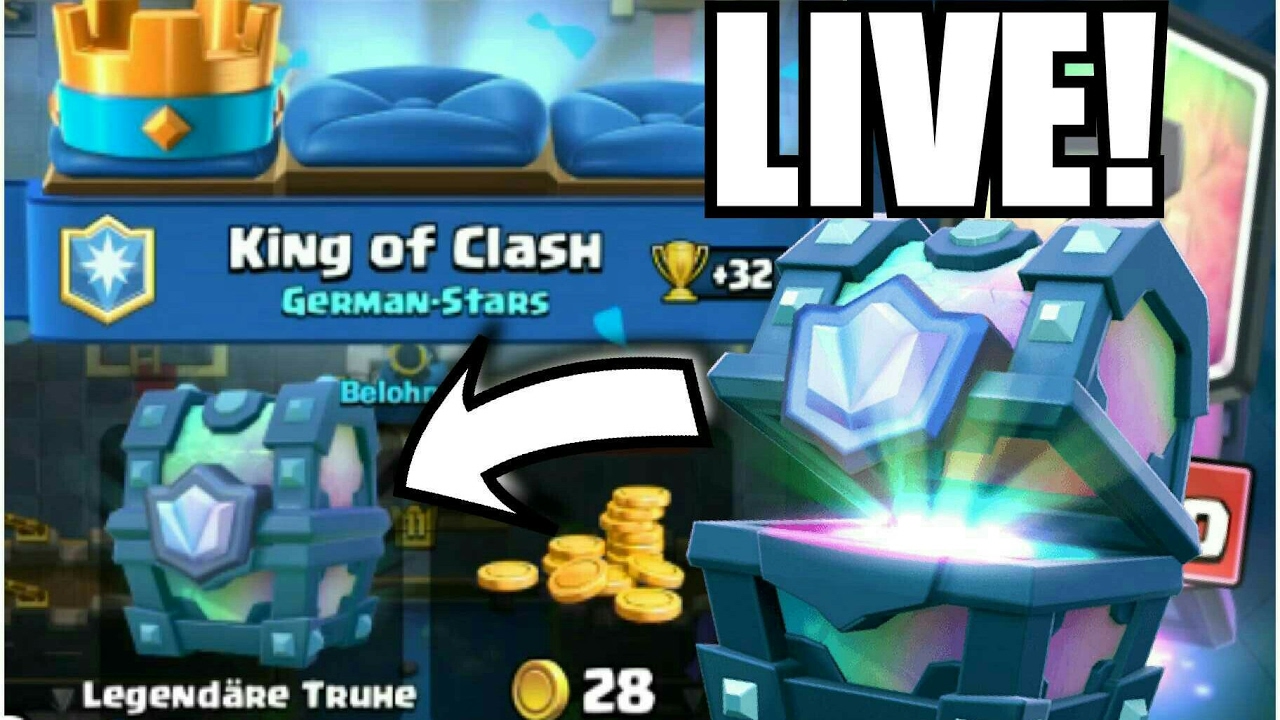 LIVE LEGENDARY CHEST DROP! 4600+ in Arena 11 und kleines Chest Opening