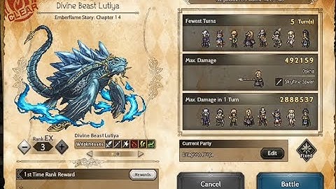 Octopath CotC - Divine Beast Lutiya EX3 5T