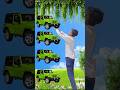 Rounding ' Car 🚗 to Tractor , Jcb, roller 🛼& bulldozer -funny vfx magic videos