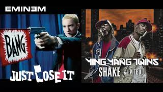 Eminem VS Ying Yang Twins feat Pitbull - Just Shake It Mashup