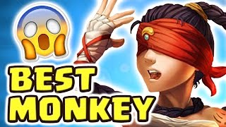 THE BEST MONKEY ROLEPLAY EVER | LISSANDRA LOOSE FROM THE ZOO (21 KILLS LEE SIN JUNGLE) - Nightblue3 screenshot 4