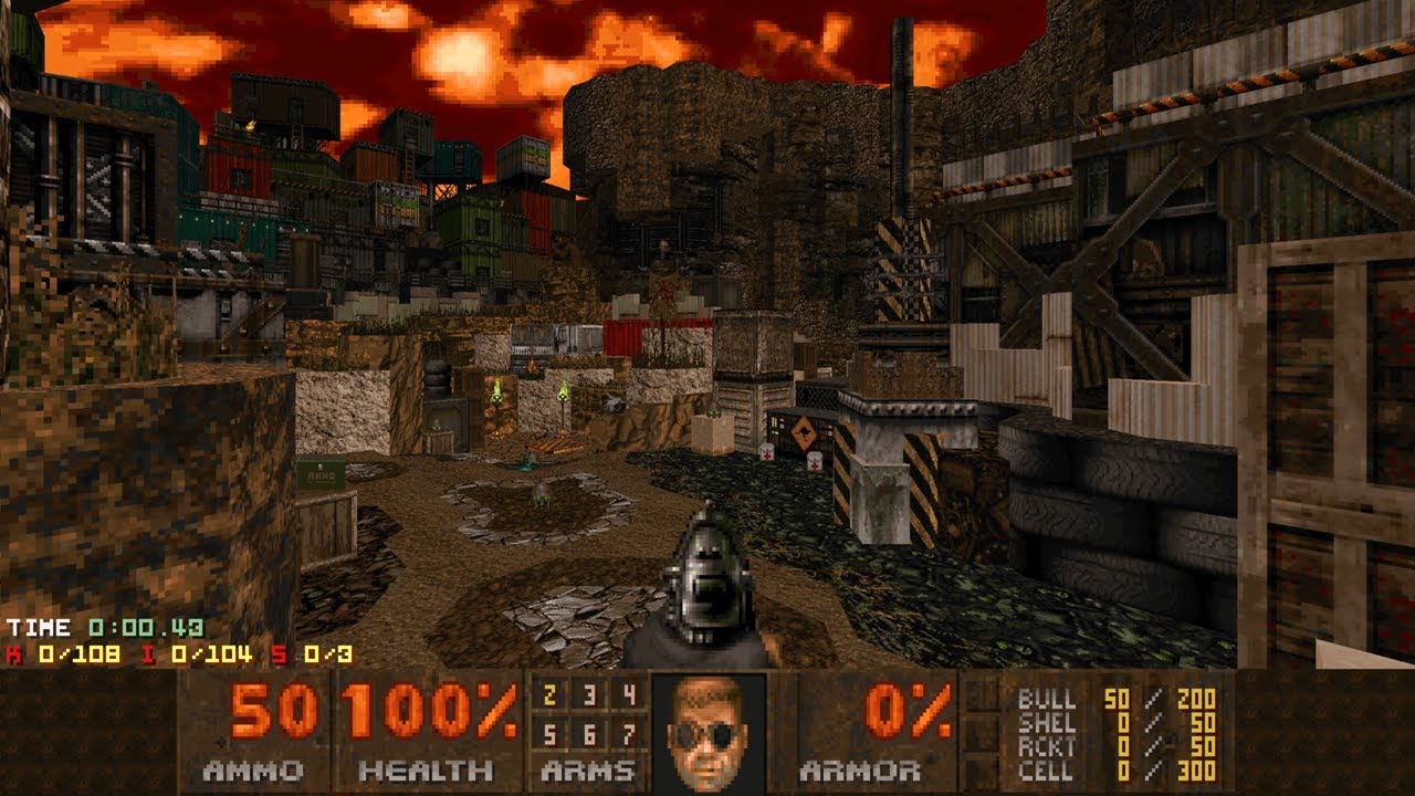 Doom 2 - DBP68: Outposts Of The Wasteland (Map 6: Hanging Rock): UV ...