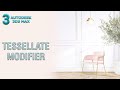 Tessellate Modifier | 3ds Max Tutorial