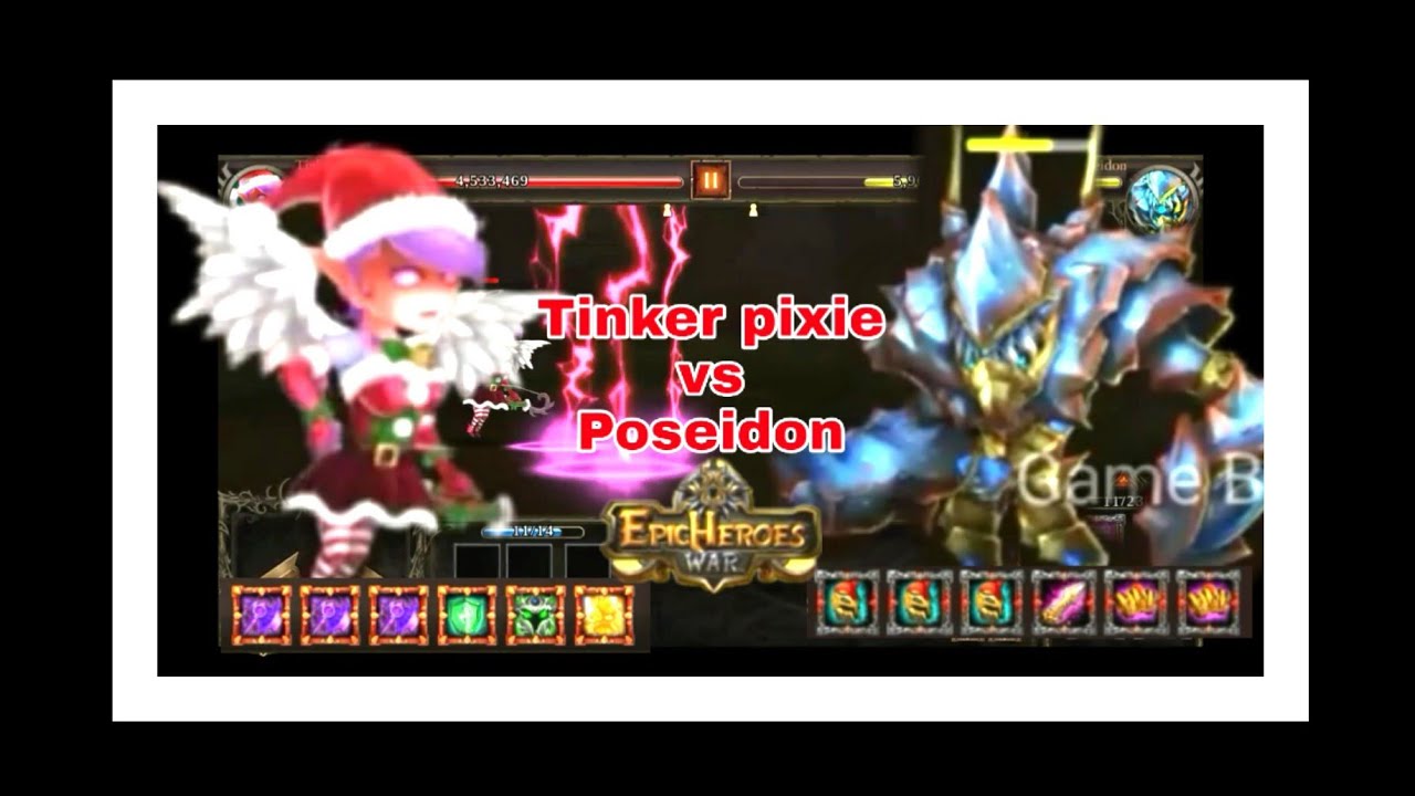 Tinker Pixie vs Poseidon, Penjara Neraka [Epic Heroes War]