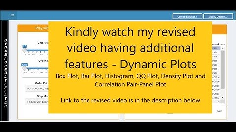 R Shiny Dashboard with Dynamic Filter Shiny App, Slider Input, Select Input. Watch Revised Video Pl.