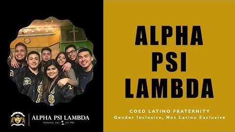 Alpha Psi Lambda CSUF Recruitment Video - Alpha Psi Lambda National Fraternity, Inc.