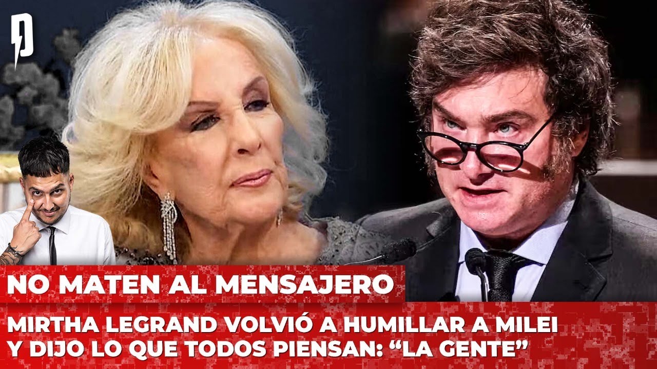 Mirtha Legrand volvió a humillar a Milei y dijo lo que todos piensan: “La gente”