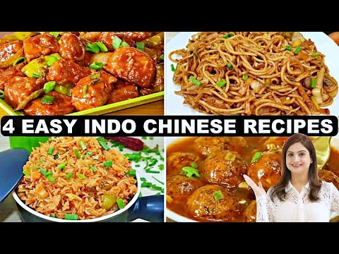 4 आसान और टेस्टी चाइनीस रेसिपीस जिसे आप बार बार बनाओगे 4 Tasty & Easy Indo Chinese Recipes