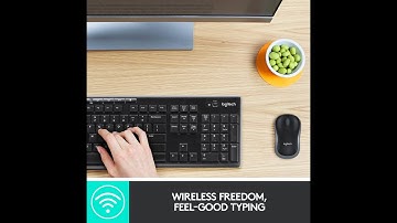 Logitech MK270 Wireless Keyboard And Mouse Combo For Windows, 2.4 GHz Wireless, Compact Mouse Combo