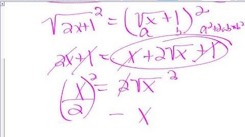 Algebra 2:    6-5 Solving Square Root and other Radical Equations pr 5