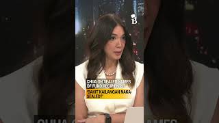 Rep. Joel Chua on Sealed names of fund recipients