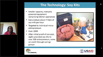 Critical Success Factors for Soy Dairy Development and Scaling