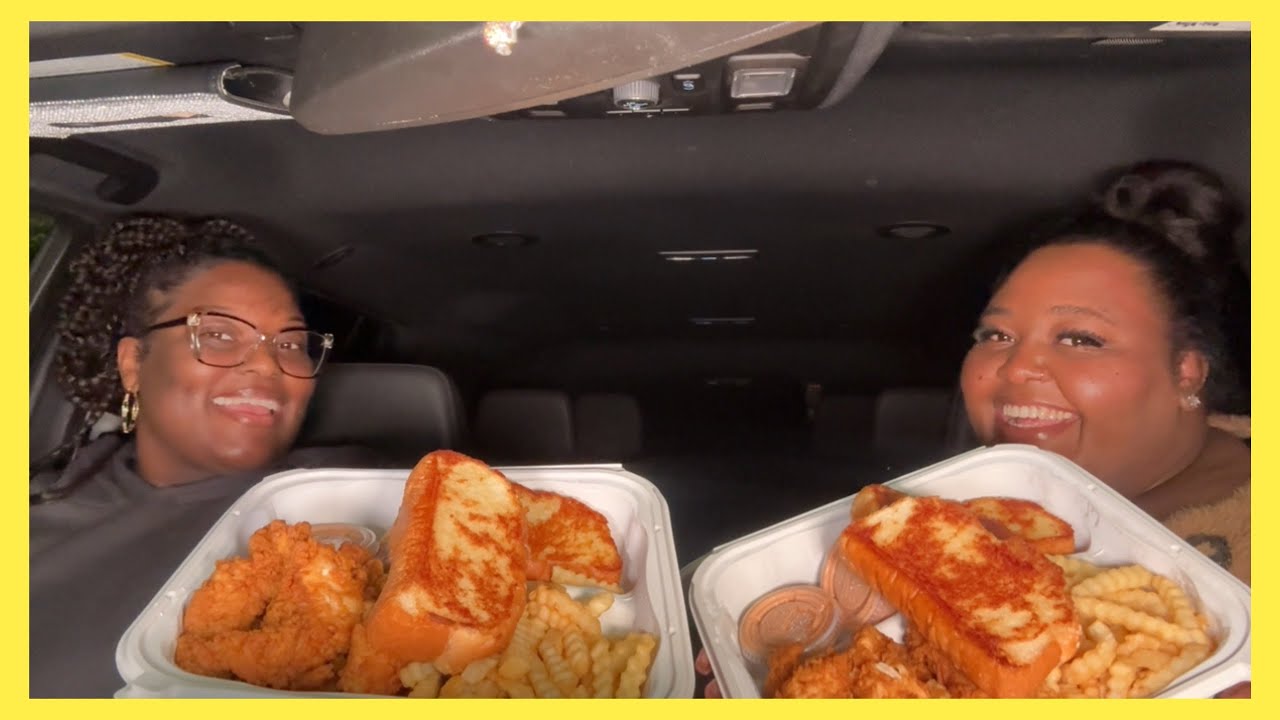 Мукбанг Raising Cane's | секретный рецепт, лол | DeLexis