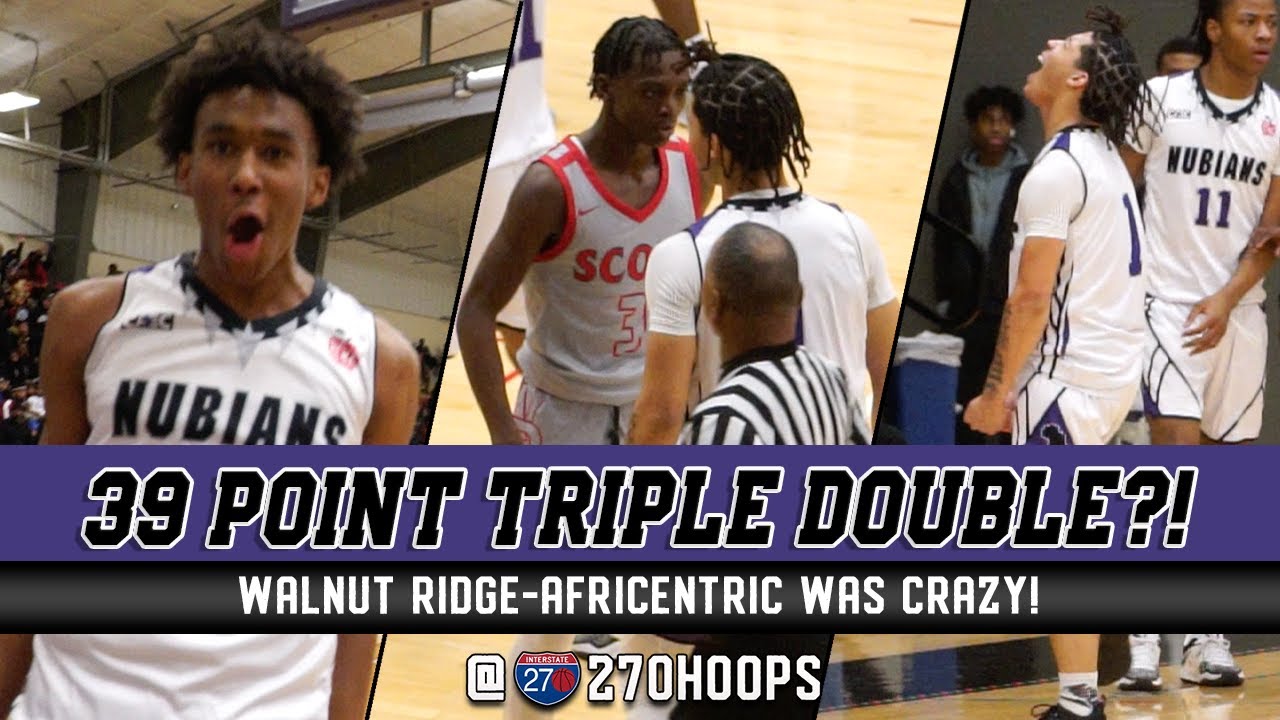 6️⃣3️⃣ points in one half?! Walnut Ridge vs. Africentric was a BANGER