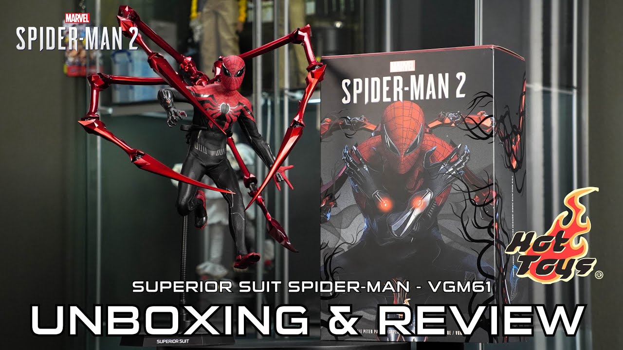 Hot Toys SUPERIOR SUIT SPIDER-MAN Unboxing & Review