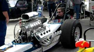 Nitro Front Engine Dragster Start Up