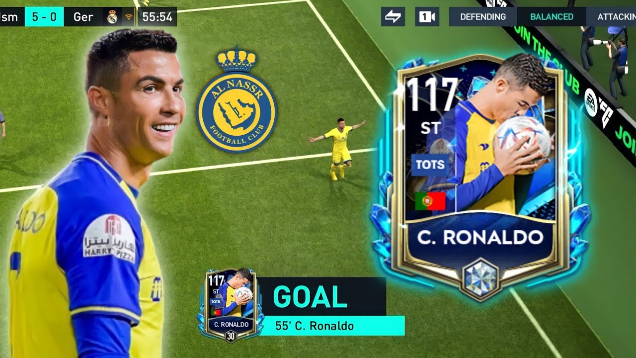 CRISTIANO RONALDO 112 RATED TEAM OF THE SEASON REVIEW!! IS HE THE BEST  STRIKER TOTS FIFA MOBILE 23 