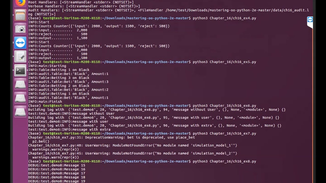 Mastering Object-Oriented Python - 2nd Edition | 16. The Logging and ...