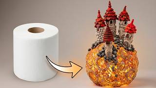 This Magic Lamp is made of... TOILET PAPER? 😱✨ DIY Craft