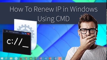 How To Renew IP in Windows with Command Prompt | CMD | 2017