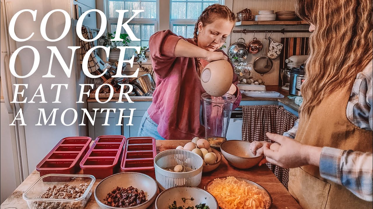 Cook Once, Eat For a Month: Cozy Spring Freezer Meal Prep