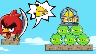 Angry Birds Heroic Rescue - Beat And Splash All The Bubble Piggies To Rescue Chuck In Cage