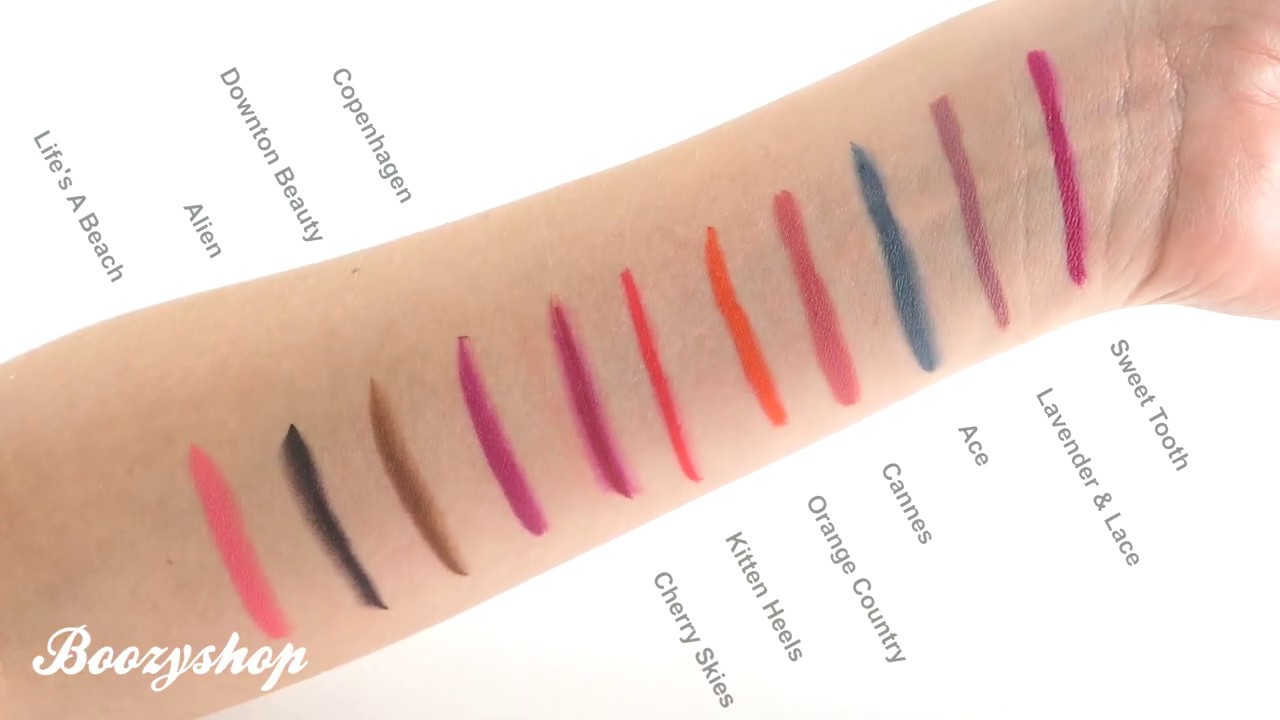 nyx suede matte lip liner swatches - www.stf.pstu.ac.ru.