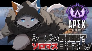 【Apex】S20ソロマスターチャレンジ11日目【旅猫シロ/ケモノVtuber】