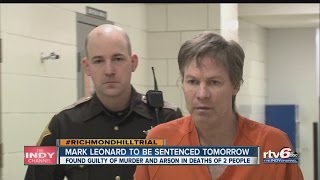 Mark Leonard to be sentenced tomorrow