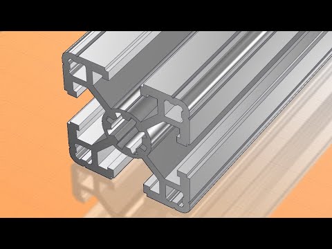 Vidéo: Profil à Clipser : Pour Cadres Et Pieds, Profilé Aluminium Clipsable Et Profilé Plastique Avec Clip, Système De Montants 25 Mm Et Autres Options