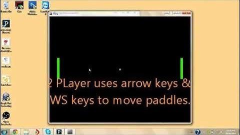 Pong made in Processing