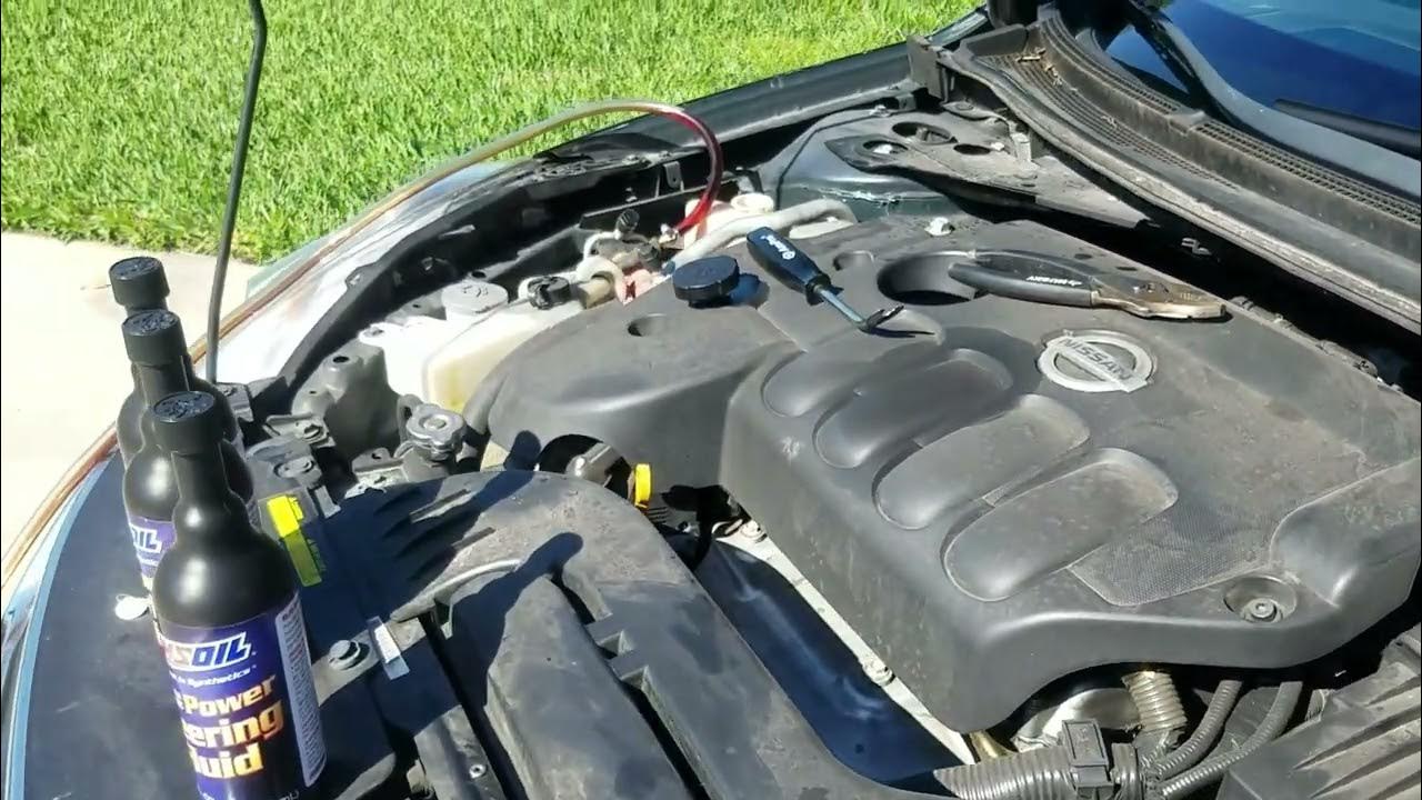 Nissan Altima Power Steering Fluid Flush Amsoil - YouTube