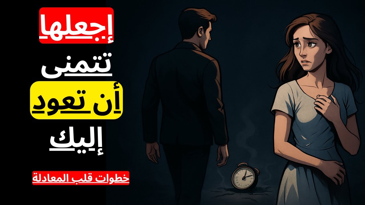 لا تُراسلها، لا تلاحقها، فقط افعل هذا... وسوف تتمنّى أن تعود إليك!