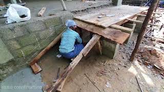 Stair design Centring Reinforced Concrete_House Front staircase Formwork|stair construction