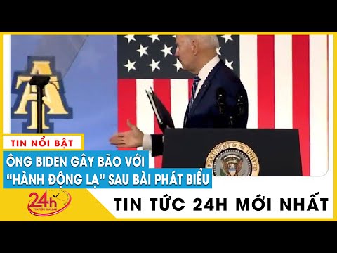 Tổng thống Mỹ Joe Biden tiếp tục gây bão vì “hành động khó hiểu” sau bài phát biểu tại Bắc Carolina