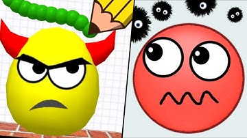 💯 Hide Ball 🆚 Draw to smash (save the doge & bees) Gameplay part 01