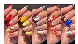 Asthetic nail art without tools 💅#nailart #trending #viralvideo #youtube #nailtutorial