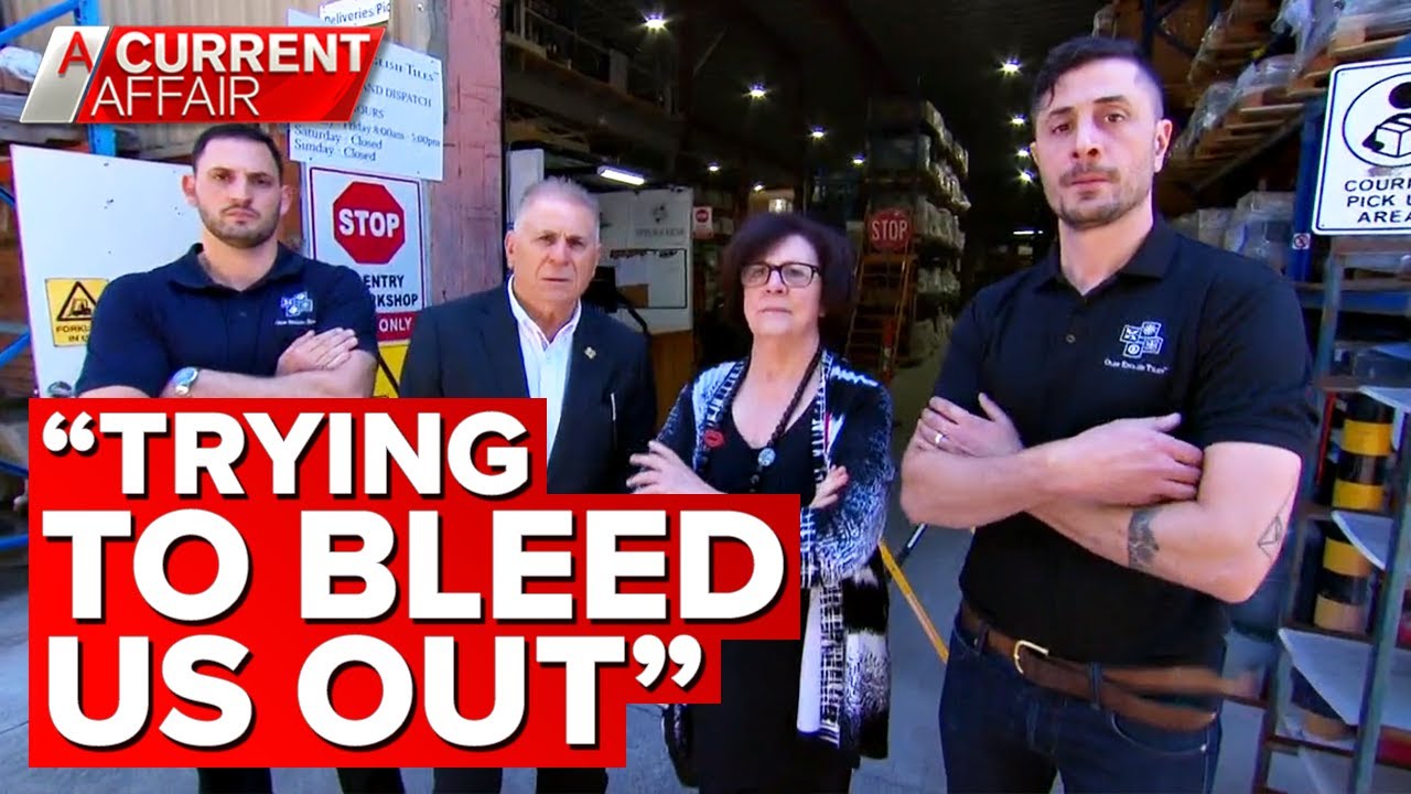 Government boots Sydney family out of workshop of four decades | A Current Affair