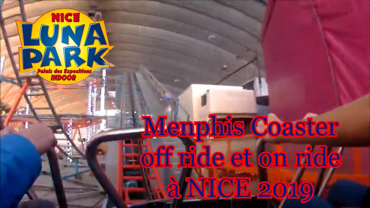 Menphis Coaster Off Ride et On Ride à Nice ( Spinning Wild Mouse, Cedeal Rides )