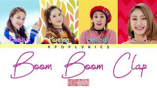 HIGHTEEN- BOOM BOOM CLAP Color Coded Lyrics Han|Rom|Eng