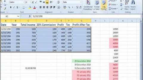 Cell Styles at Styles Group in Home Tab Excel  Video Tutorials in Hindi-LSOIT.COM