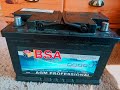 Wie teste ich eine Batterie?  BSA AGM 75Ah - Test nach 19 Monaten - Ergebnis 7,5 Ah = 10%