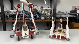 LEGO STAR WARS V-19 TORRENT STARFIGHTER SET COMPARISON (2010) VS (2025)