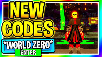 World Zero (NOVEMBER) CODES *HALLOWEEN* ALL NEW ROBLOX World Zero CODES!