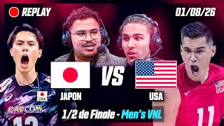 JAPON vs ÉTATS-UNIS - Demi-finale - Men’s VNL 2026